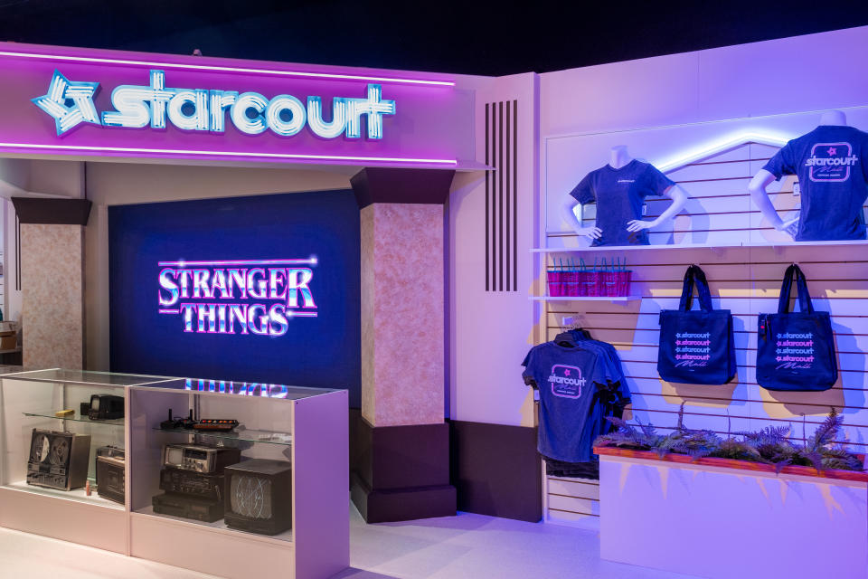 A look at "Stranger Things" shop. 