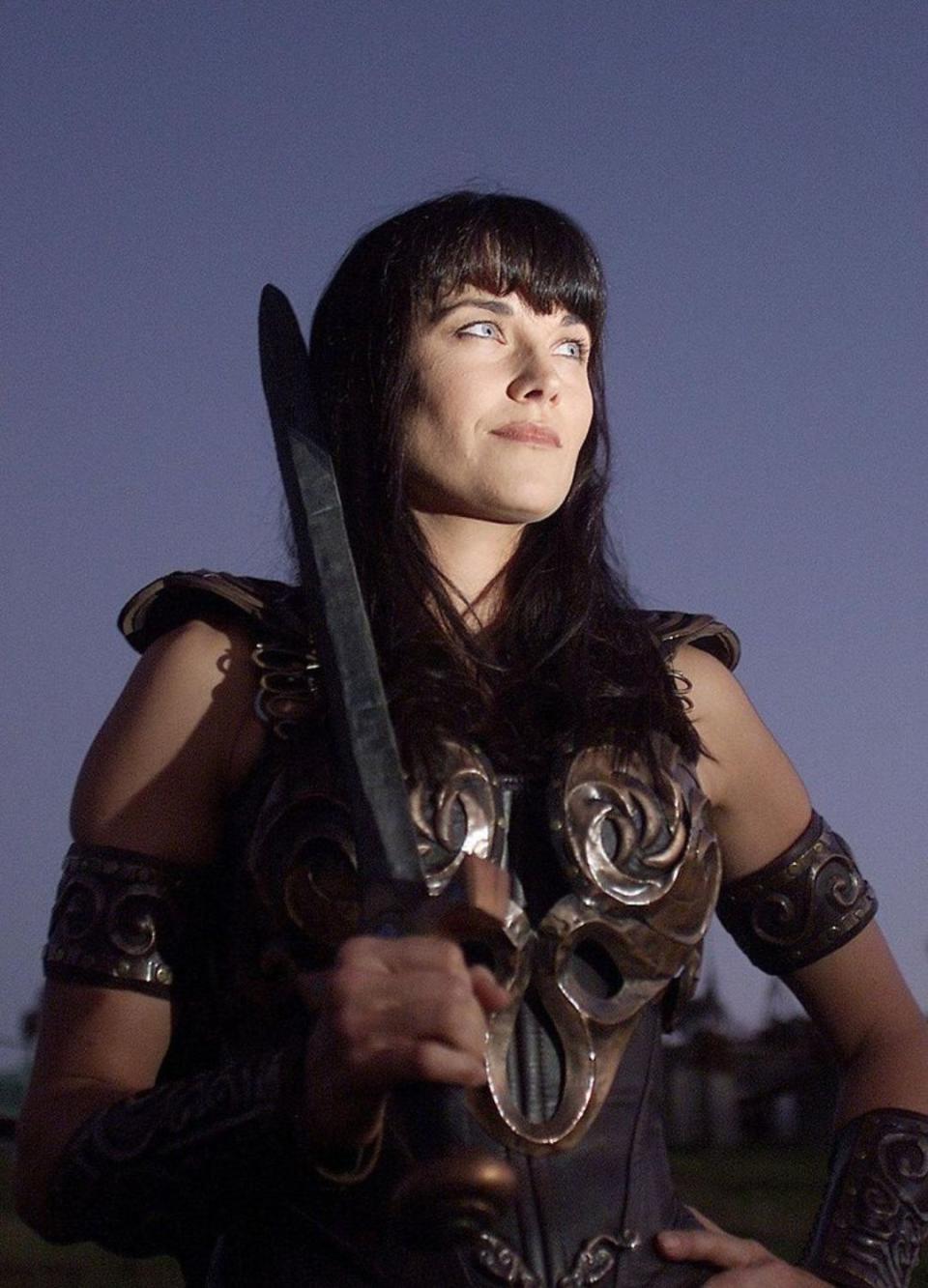 Lucy Lawless as Xena  from Xena: Warrior Princess