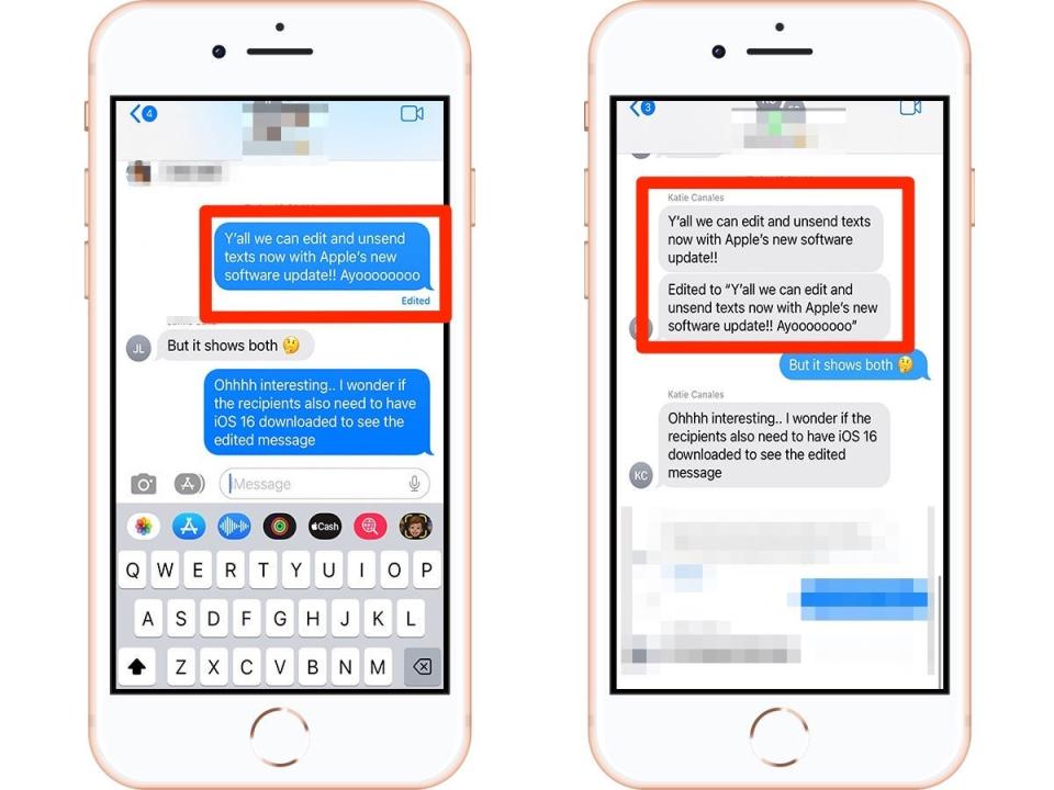 ios 16 edited messages