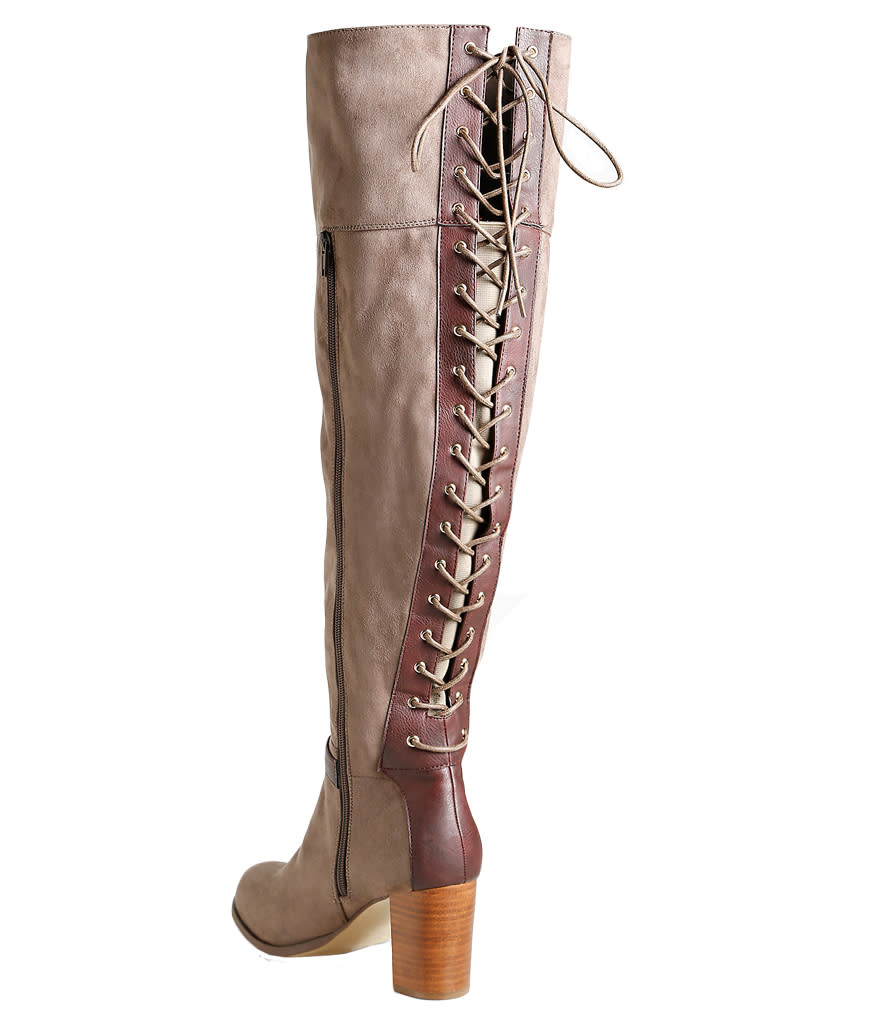 Torrid Lace-Up Back Over The Knee Boot