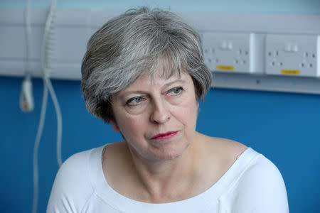 Britain’s Prime Minister Theresa May. [REUTERS/Christopher Furlong/Pool]