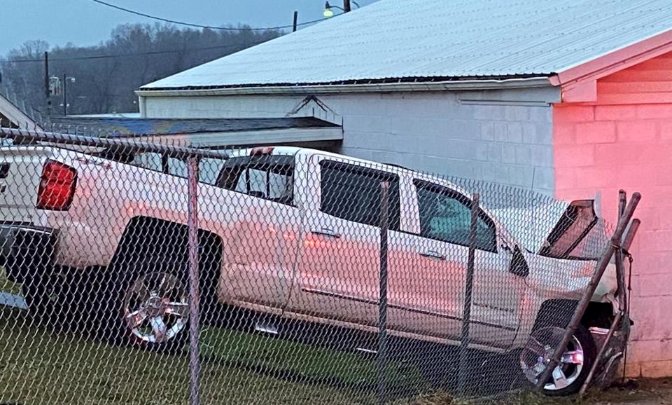 State Highway Patrol investigators are trying to determine if a medical episode or other factor caused a 71-year-old man to drive his 2014 Chevrolet Silverado off Fairground Road and into a building at the Guernsey County Fairgrounds.