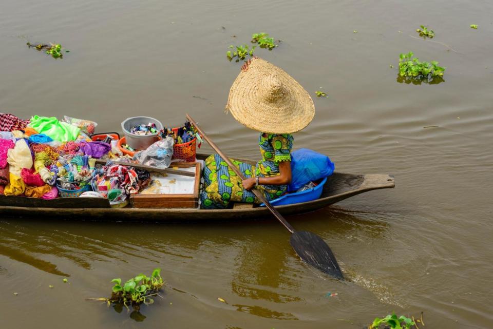 On the lake at Ganvie (Alamy Stock Photo)