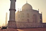 When light pours over the Taj Mahal everything else clears your mind. The tour guides, the crowds, the construction statistics...all become moot. (Photograph by Colin Roohan, <a href="http://travel.nationalgeographic.com/travel/traveler-magazine/photo-contest/2012/" rel="nofollow noopener" target="_blank" data-ylk="slk:National Geographic Traveler Photo Contest;elm:context_link;itc:0;sec:content-canvas" class="link ">National Geographic Traveler Photo Contest</a>) <br> <br> <a href="http://travel.nationalgeographic.com/travel/traveler-magazine/photo-contest/2012/entries/recent-entries/" rel="nofollow noopener" target="_blank" data-ylk="slk:Click here;elm:context_link;itc:0;sec:content-canvas" class="link ">Click here</a> to see all contest entries <br> <a href="http://travel.nationalgeographic.com/travel/traveler-magazine/photo-contest/2012/entries/wallpaper/outdoor-scenes-week-7/" rel="nofollow noopener" target="_blank" data-ylk="slk:Click here;elm:context_link;itc:0;sec:content-canvas" class="link ">Click here</a> for contest wallpapers