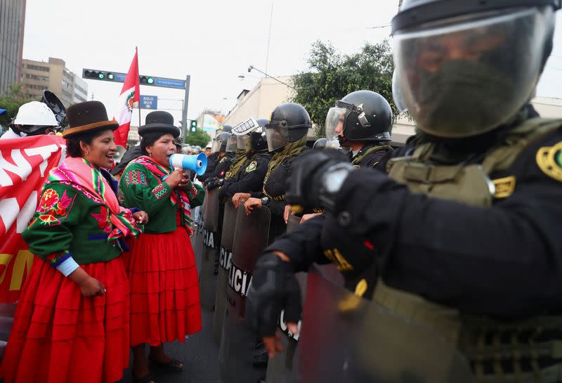 Anti-government protests in Lima