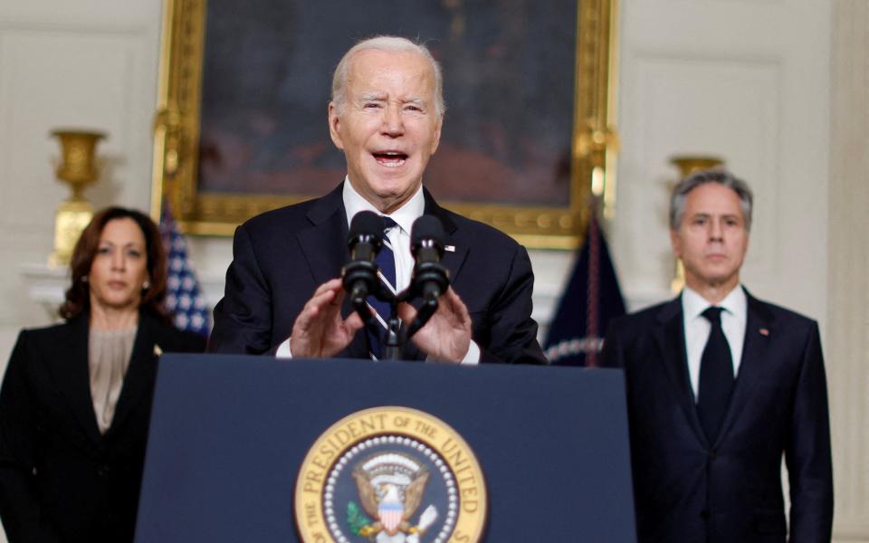 Joe Biden has said people should not ‘lose sight of the fact that most Palestinians have nothing to do with Hamas’