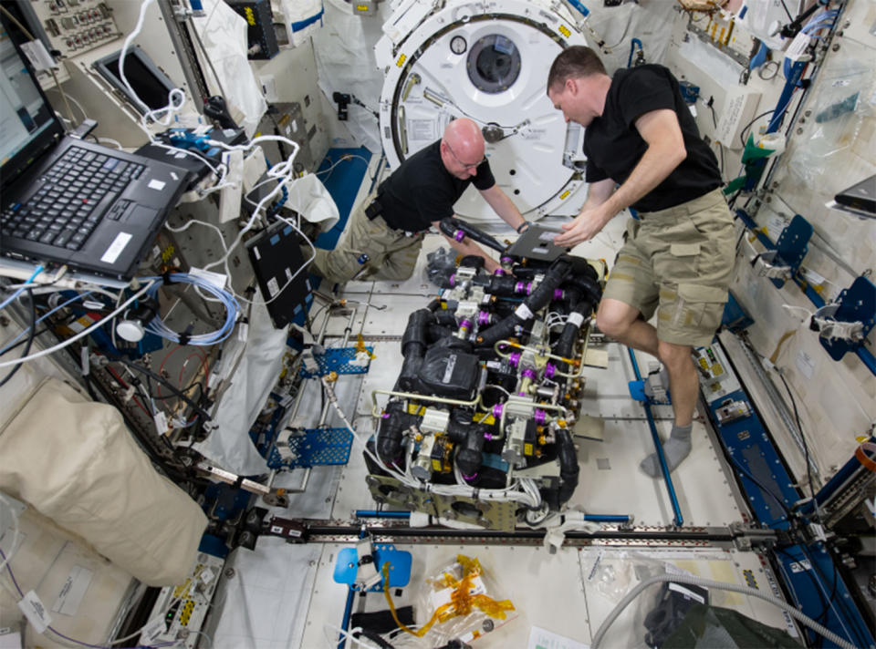 Drug resistant bacteria has been found on the International Space Station. 