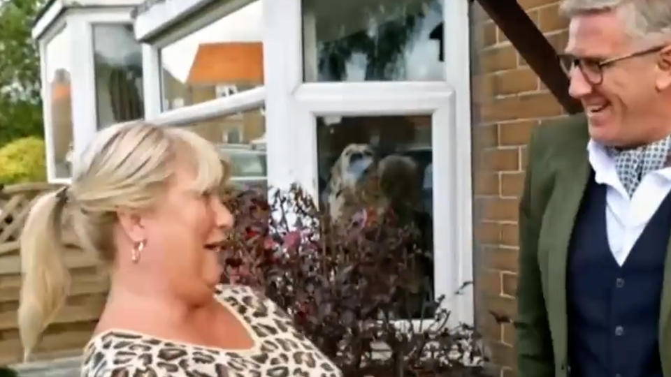 A clip from Channel 5's Dogs Behaving Badly has gone viral when viewers spotted the pooch in training misbehaving in the background of the scene.