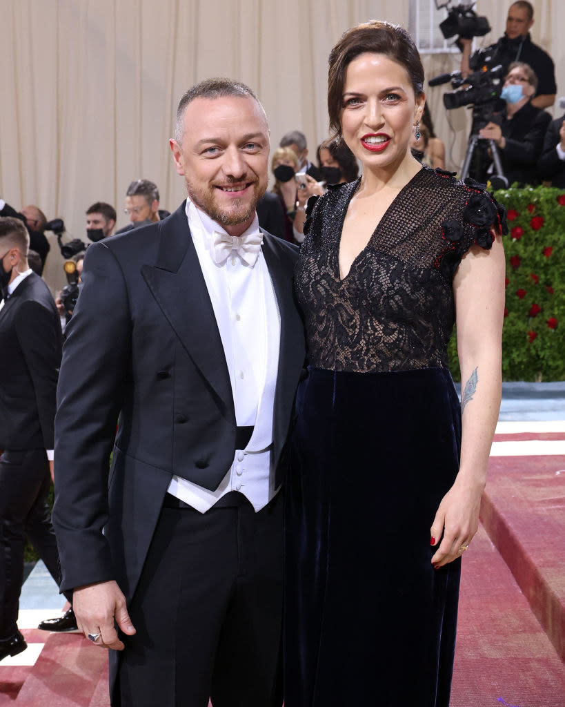 James McAvoy and Lisa Liberati on the red carpet together