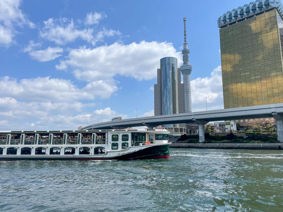 A rivercruise in Tokyo.