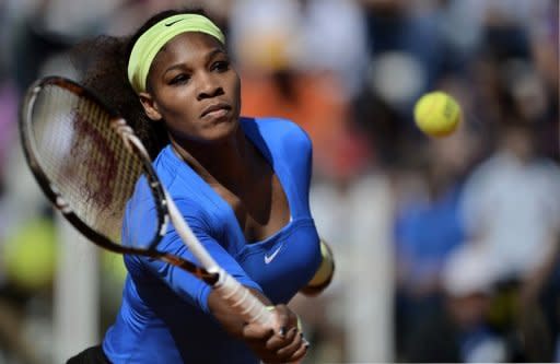 Serena Williams at the Italian Open Tennis Tournament in Rome on May 17. Williams, whose only win came 10 years ago when she defeated sister Venus in the final, has staged yet another impressive return to form in recent weeks