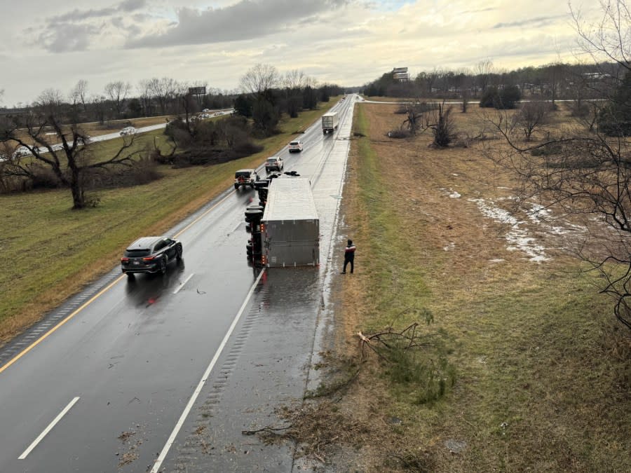 Storm damage in Clarksville (Courtesy: Clarksville Fire Rescue)