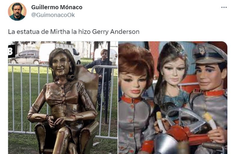 Los mejores memes por la estatua de Mirtha Legrand