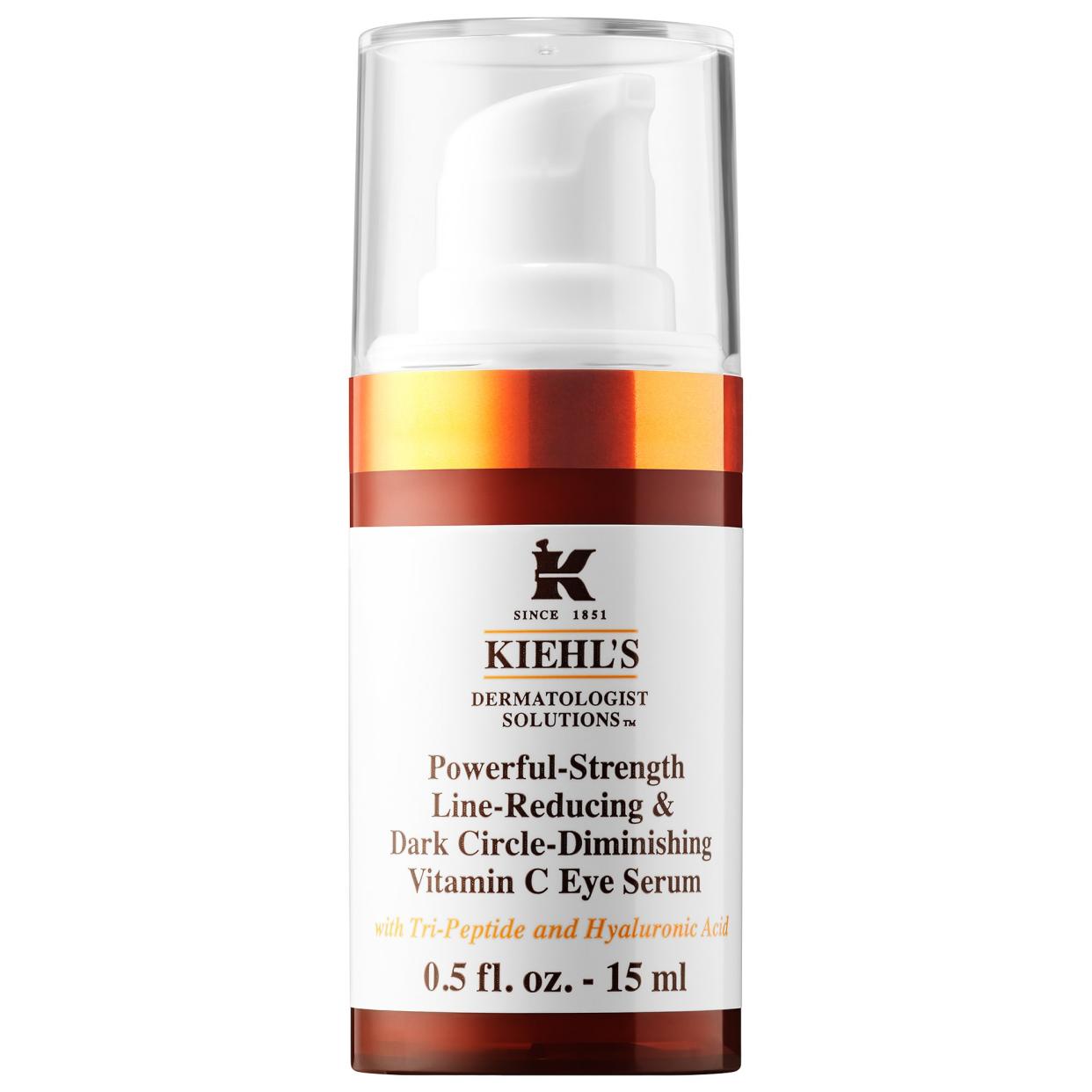 <p><a href="https://go.redirectingat.com?id=74968X1596630&url=https%3A%2F%2Fwww.sephora.com%2Fproduct%2Fkiehls-powerful-strength-line-reducing-dark-circle-diminishing-vitamin-c-eye-serum-P454838&sref=https%3A%2F%2Fwww.harpersbazaar.com%2Fbeauty%2Fskin-care%2Fg46364791%2Fbest-eye-cream-for-men%2F" rel="nofollow noopener" target="_blank" data-ylk="slk:Shop Now;elm:context_link;itc:0;sec:content-canvas" class="link rapid-noclick-resp">Shop Now</a></p><p>Powerful-Strength Dark Circle Reducing Vitamin C Eye Serum</p><p>sephora.com</p><p>$59.00</p><span class="copyright">Sephora</span>