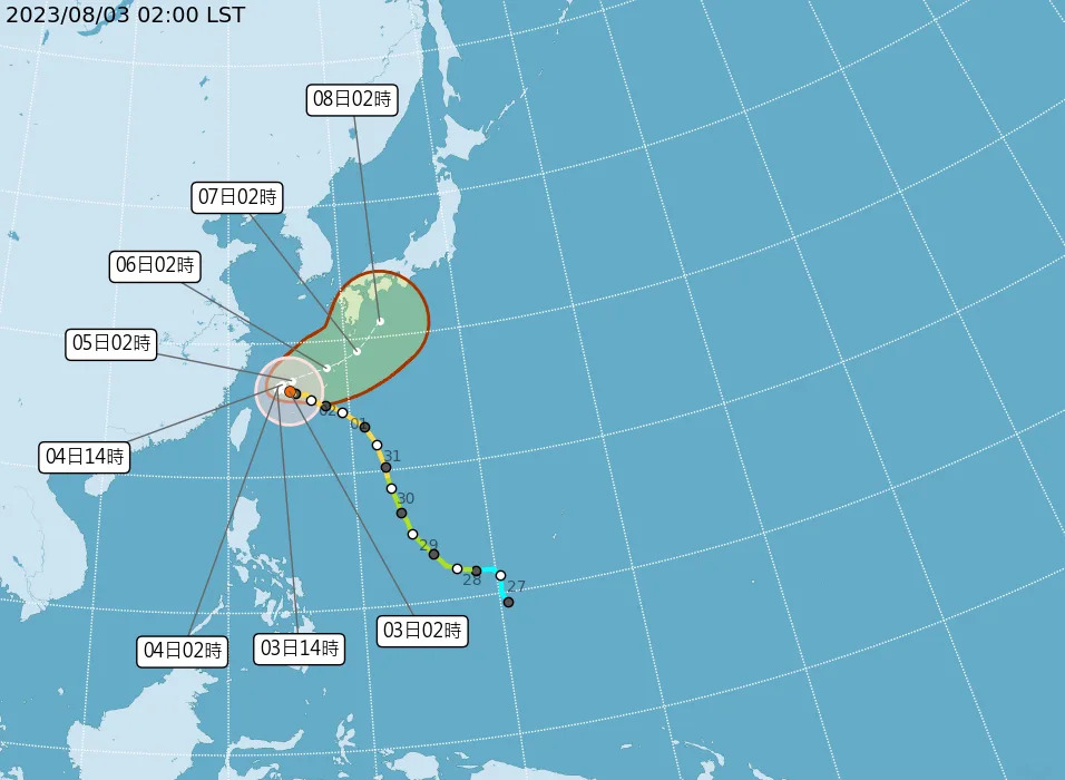 （圖取自中央氣象局網站）