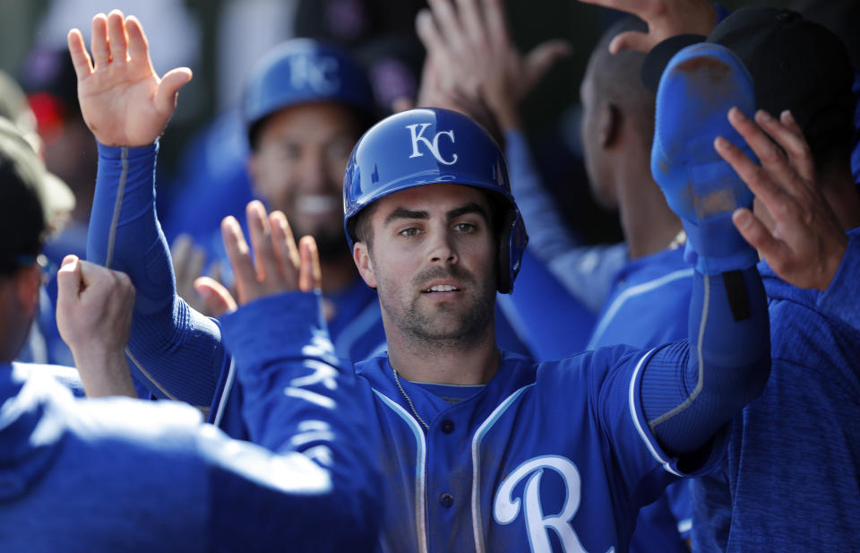 Don’t count on Whit Merrifield matching last year’s storybook season (AP Photo).