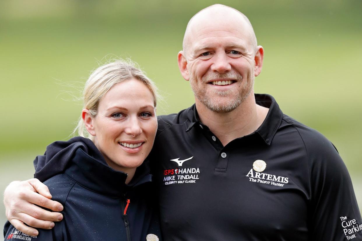 SUTTON COLDFIELD, UNITED KINGDOM - MAY 17: (EMBARGOED FOR PUBLICATION IN UK NEWSPAPERS UNTIL 24 HOURS AFTER CREATE DATE AND TIME) Zara Tindall and Mike Tindall attend the ISPS Handa Mike Tindall Celebrity Golf Classic at The Belfry on May 17, 2019 in Sutton Coldfield, England. (Photo by Max Mumby/Indigo/Getty Images)