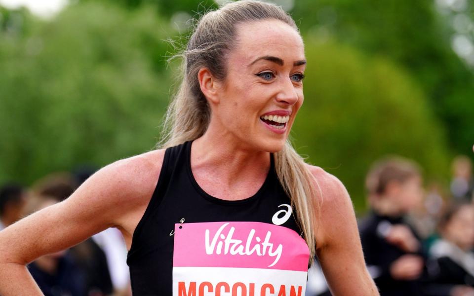 Eilish McColgan will miss the London Marathon due to injury - PA/Adam Davy