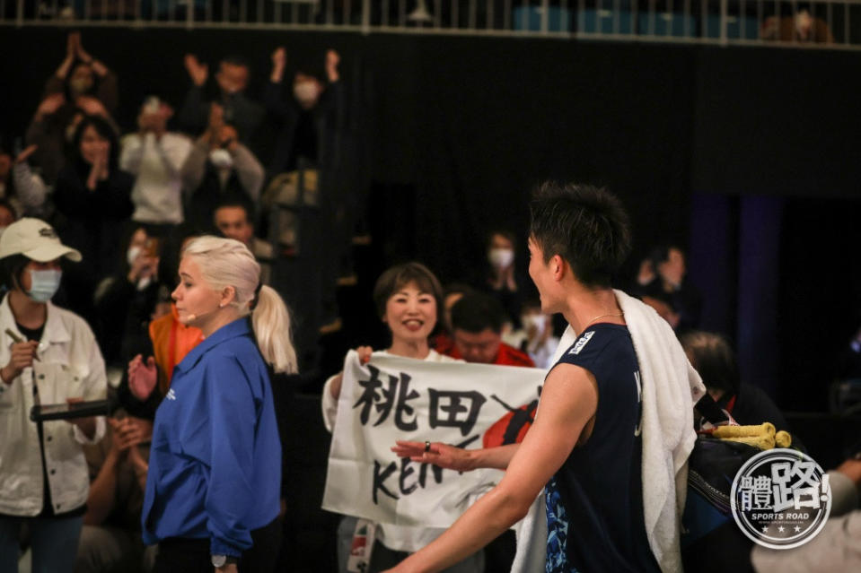 桃田賢斗極受日本球迷歡迎。（圖：體路資料庫）