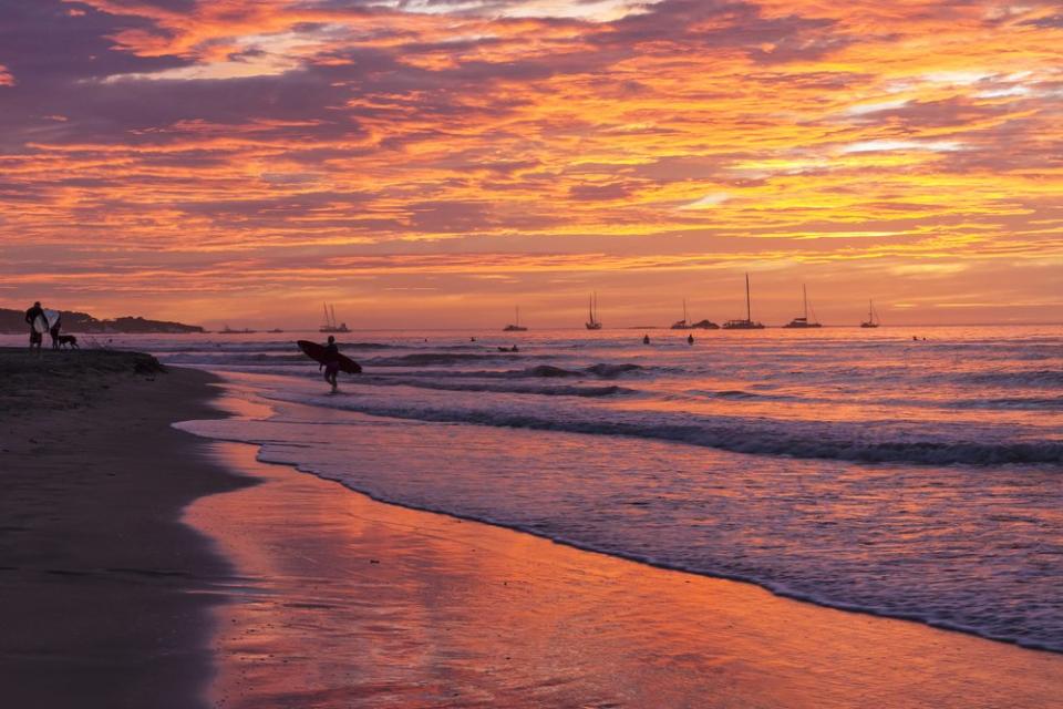 sunset in Tamarindo, Costa Rica