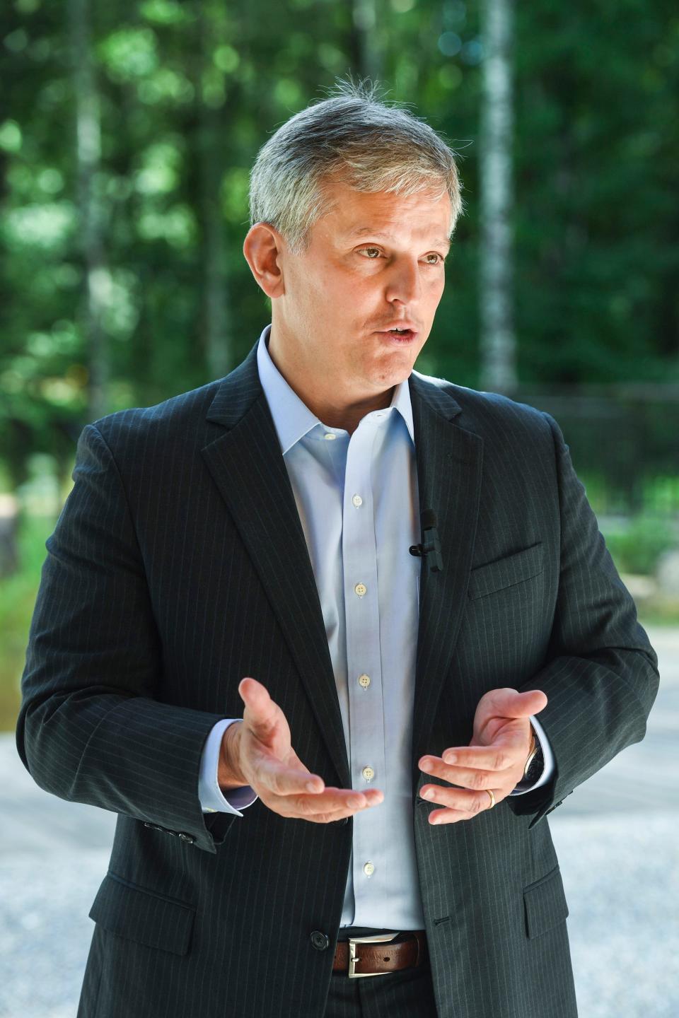 North Carolina Attorney General Josh Stein, seen here at the North Carolina Arboretum in August 2021, supports a case filed under the N.C. SAFE Child Act's lookback window for child victims of sexual abuse.