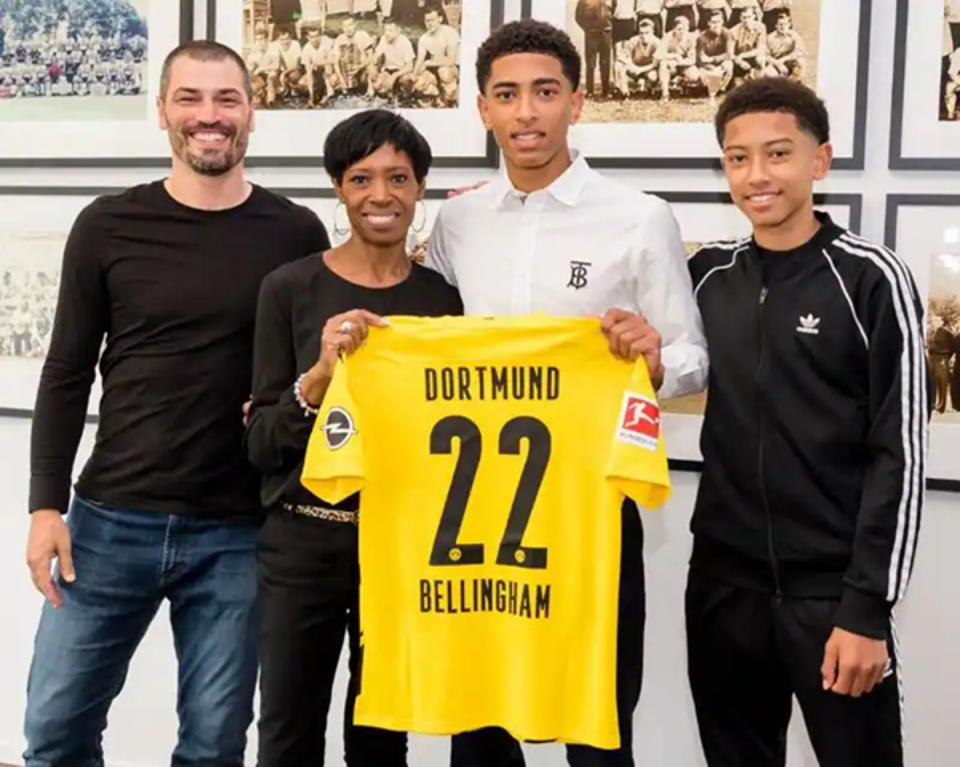 Jude Bellingham signed with German club Borussia Dortmund in 2020 (Twitter/X)