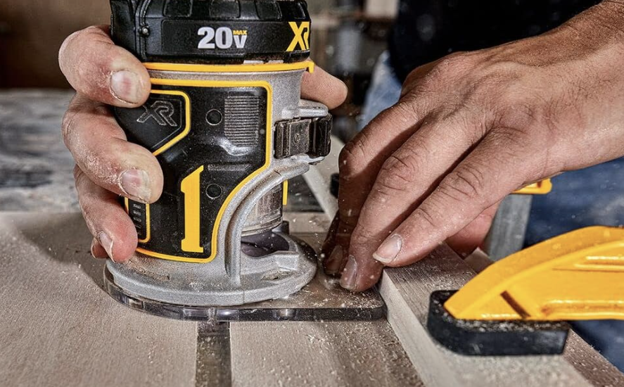 Rebajadora/fresadora sin cable DeWalt XR 20V máx. (Foto: Amazon)