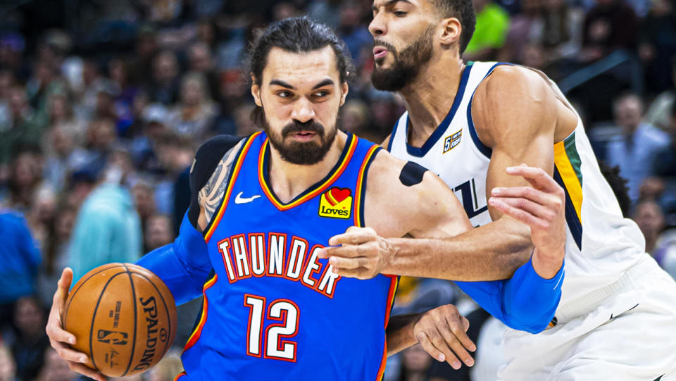 After an injury-interrupted start to the season, Steven Adams is enjoying a brief resurgence for the Oklahoma City Thunder. (Photo by Zach Beeker/NBAE via Getty Images)