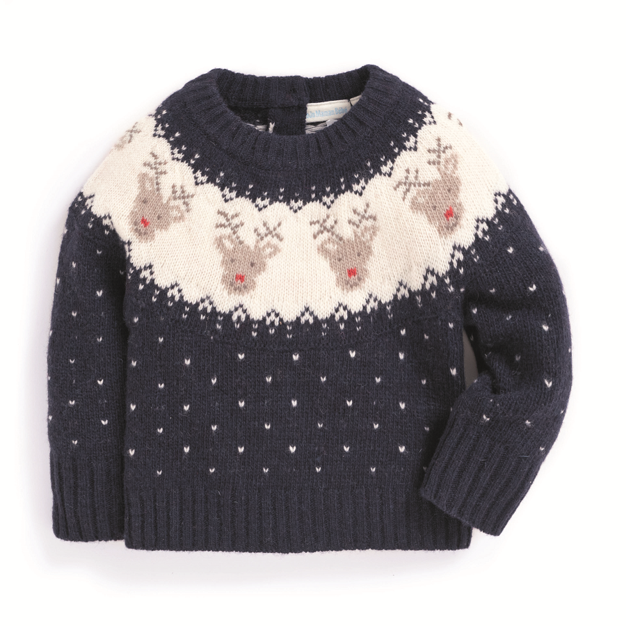 Reindeer Fair Isle Jumper