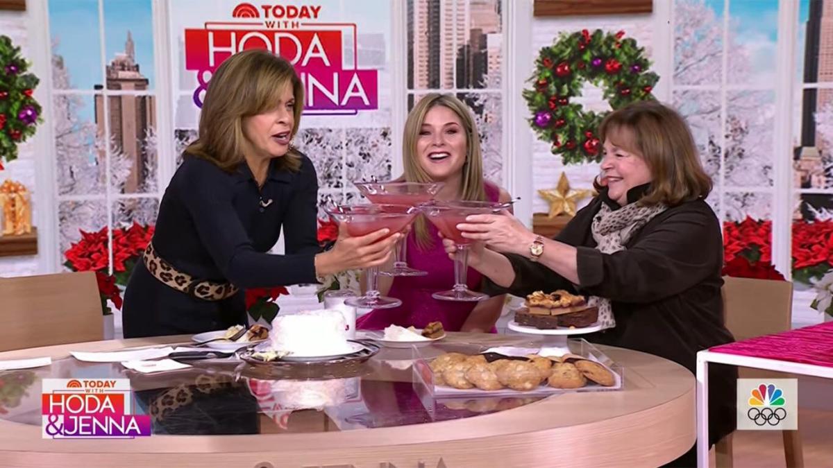 Ina Garten Surprises Hoda and Jenna with Her Famous Giant Cosmopolitans