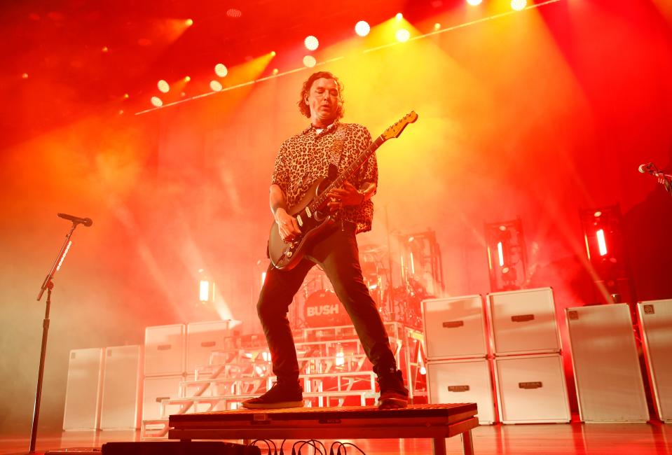 February 20, 2023: Gavin Rossdale of Bush performs at the Ryman Auditorium in Nashville, Tennessee.