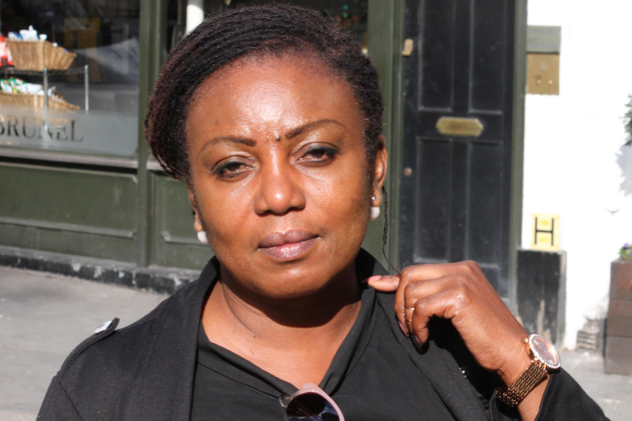 Nurse: Ophelia Okai-Koi, 54, outside London's High Court: Nick Mayo