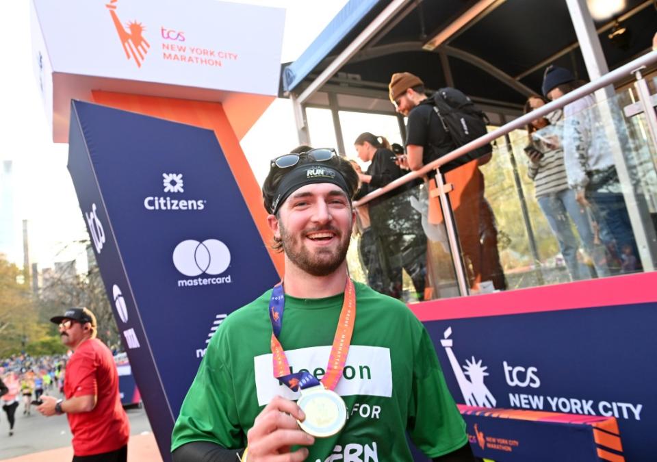 Daniel paid tribute to his late mom on Monday on the 15th anniversary of her death New York Road Runners via Getty Images