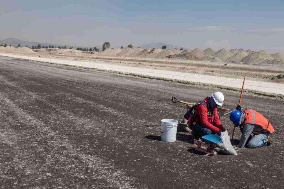 La roca basáltica es empleada para la construcción de infraestructura. Foto: Cuartoscuro