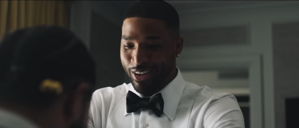 Tristan Thompson in Drake's "Falling Back" music video.