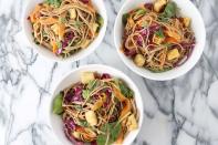 <p>A stir fry is a fab <a href="https://www.delish.com/uk/cooking/recipes/g33964583/midweek-meals/" rel="nofollow noopener" target="_blank" data-ylk="slk:midweek meal;elm:context_link;itc:0" class="link ">midweek meal</a>, and even better with the added benefit of super-good-for-you spinach.</p><p>Get the <a href="https://www.delish.com/uk/cooking/recipes/a34295830/noodles-with-carrots-spinach/" rel="nofollow noopener" target="_blank" data-ylk="slk:Noodles with Carrots, Spinach, and Cabbage Mint;elm:context_link;itc:0" class="link ">Noodles with Carrots, Spinach, and Cabbage Mint</a> recipe.</p>
