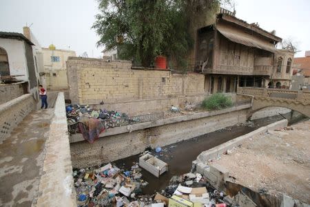 A general view of one of the ancient historic houses dated back to the time of Ottomans, in the old downtown of Basra, Iraq May 9, 2018. REUTERS/Essam al-Sudani