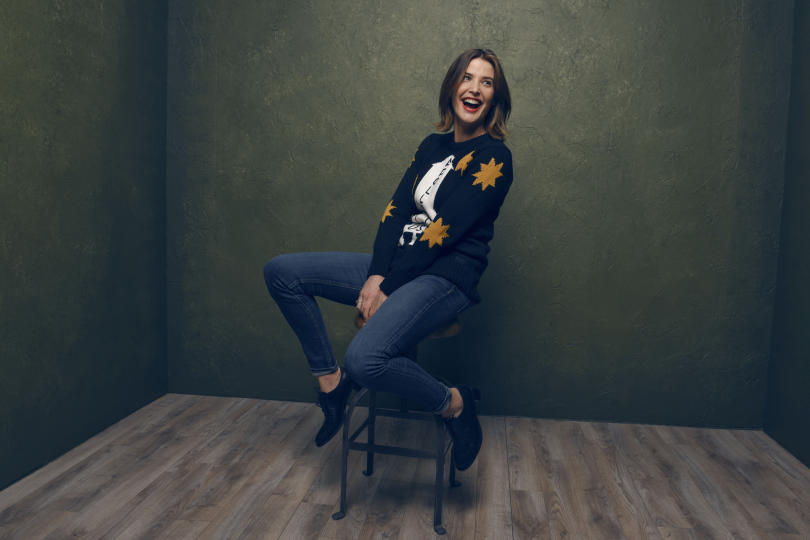 PARK CITY, UT - JANUARY 25:  Actress Cobie Smulders of 'Unexpected' poses for a portrait at the Village at the Lift Presented by McDonald's McCafe during the 2015 Sundance Film Festival on January 25, 2015 in Park City, Utah.  (Photo by Larry Busacca/Getty Images)