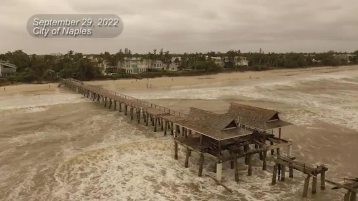 Drone Footage Shows Hurricane Ian Destruction Across Naples, Florida