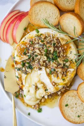 Baked Brie with Fig Jam