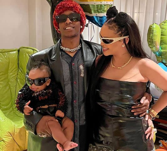 A$AP Rocky and Baby RZA Already Have Matching Father-Son Belts