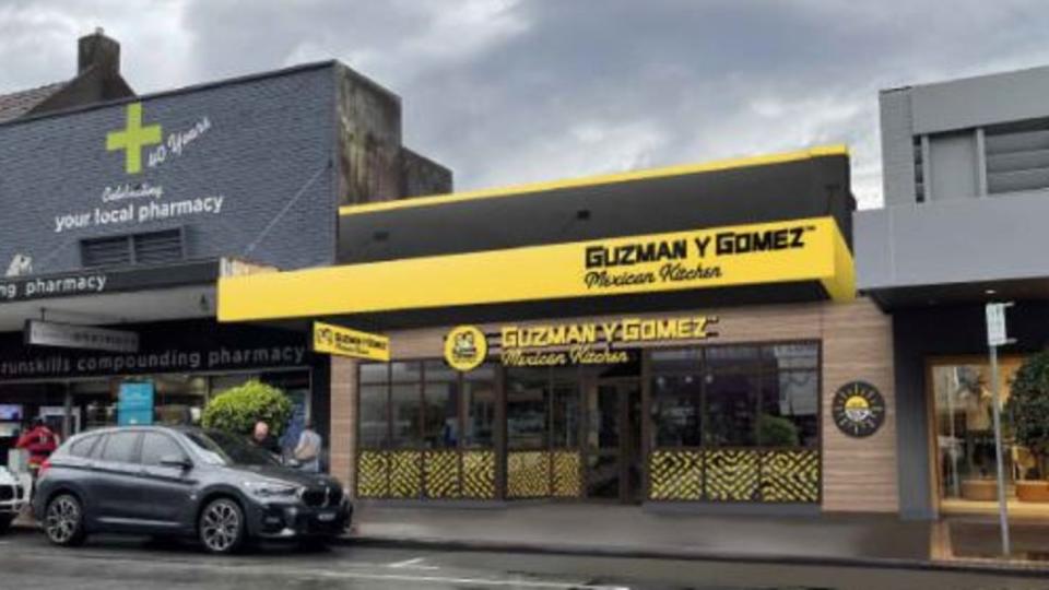 How the shop has been proposed to look, along Military Road, Mosman which has the community divided Photo: supplied.