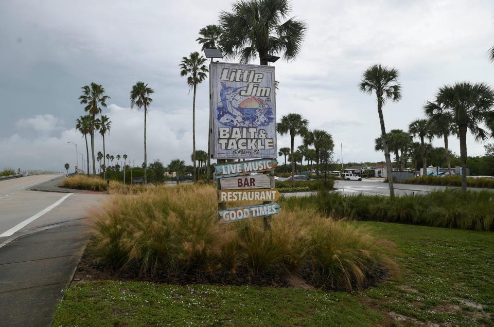 The staff and customers of the Little Jim Bait & Tackle enjoy an afternoon at the restaurant and boat docks on Tuesday, Nov. 22, 2022 in Fort Pierce. 