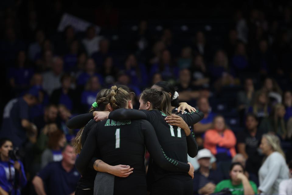 The University of West Florida fell in four set to the University of Tampa during the NCAA South Region Final on Saturday, Dec. 4, 2021 from the UWF Field House.