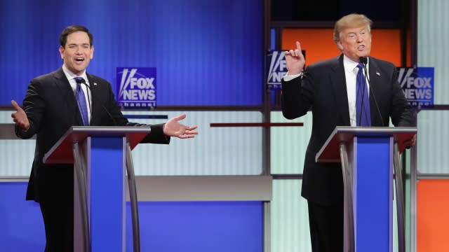 'Big Don' and 'Little Marco' Kind of Derailed the Fox News Debate