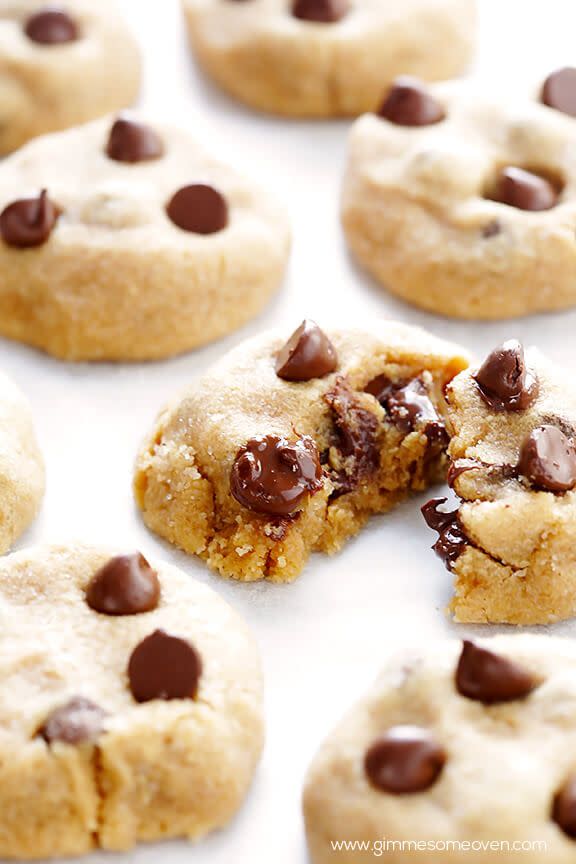 Four-Ingredient Peanut Butter Chocolate Cookies