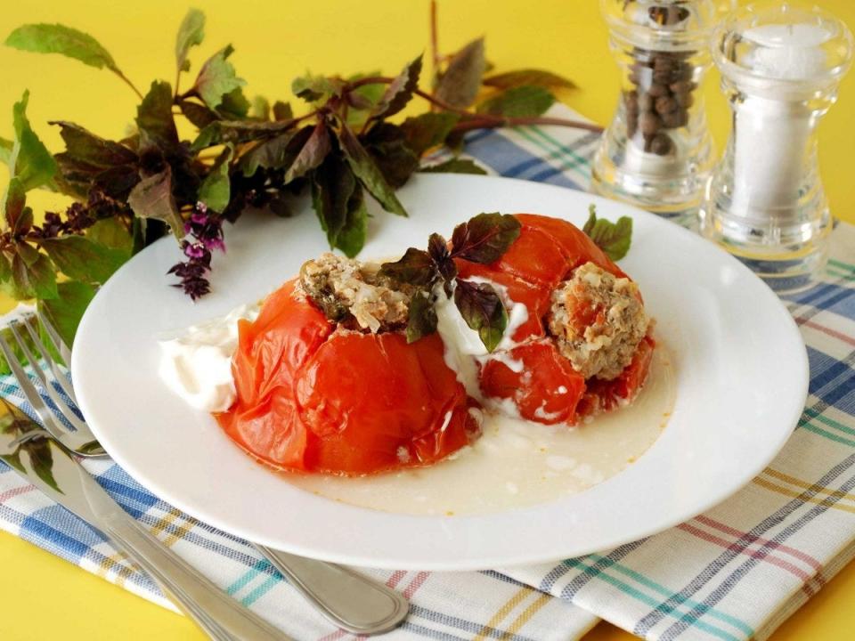 Bulgarian, stuffed vegetable dish