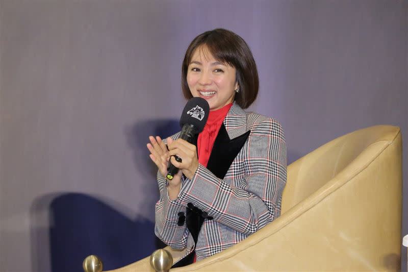 日本女星滿島光表示對台灣特別有親近感。（圖／記者楊澍攝影）