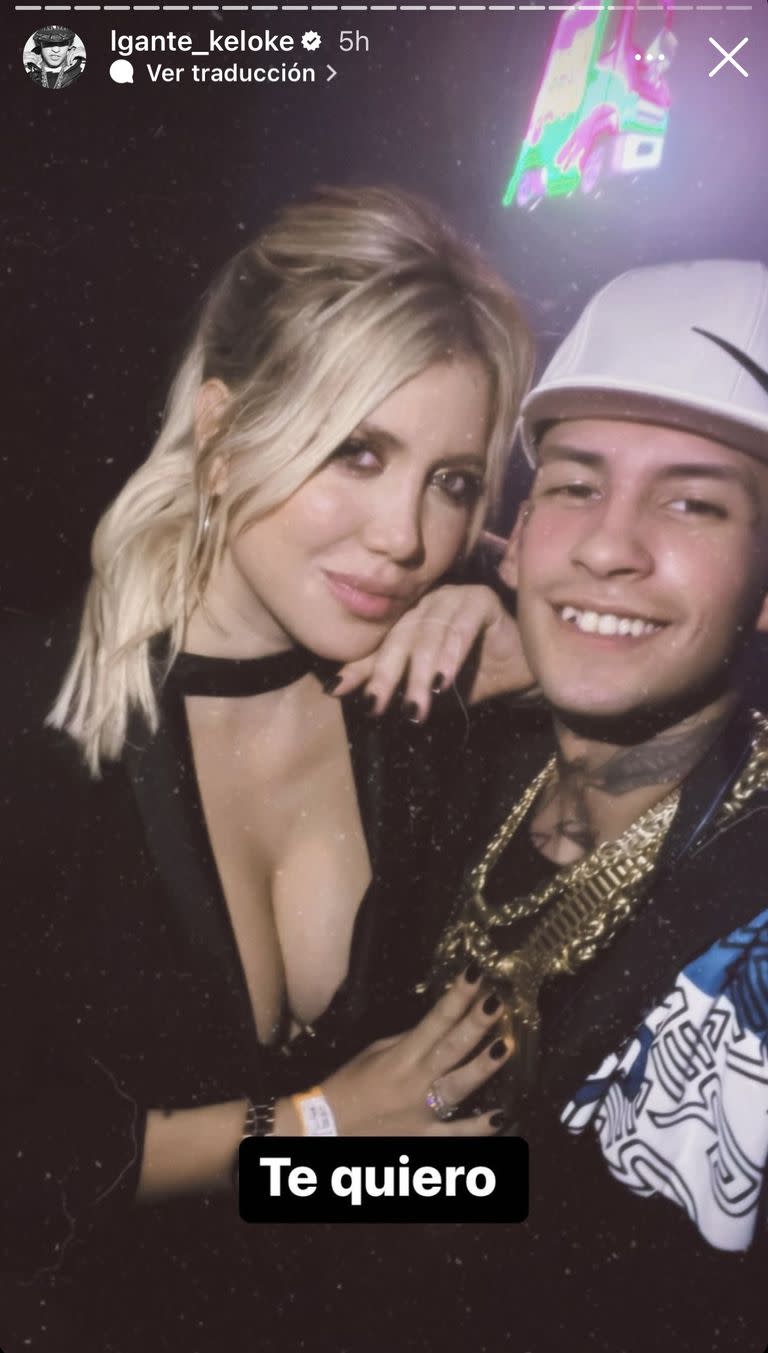 L-Gante y Wanda Nara desarrollaron una gran amistad a lo largo de los últimos meses (Foto: Instagram @lgante)