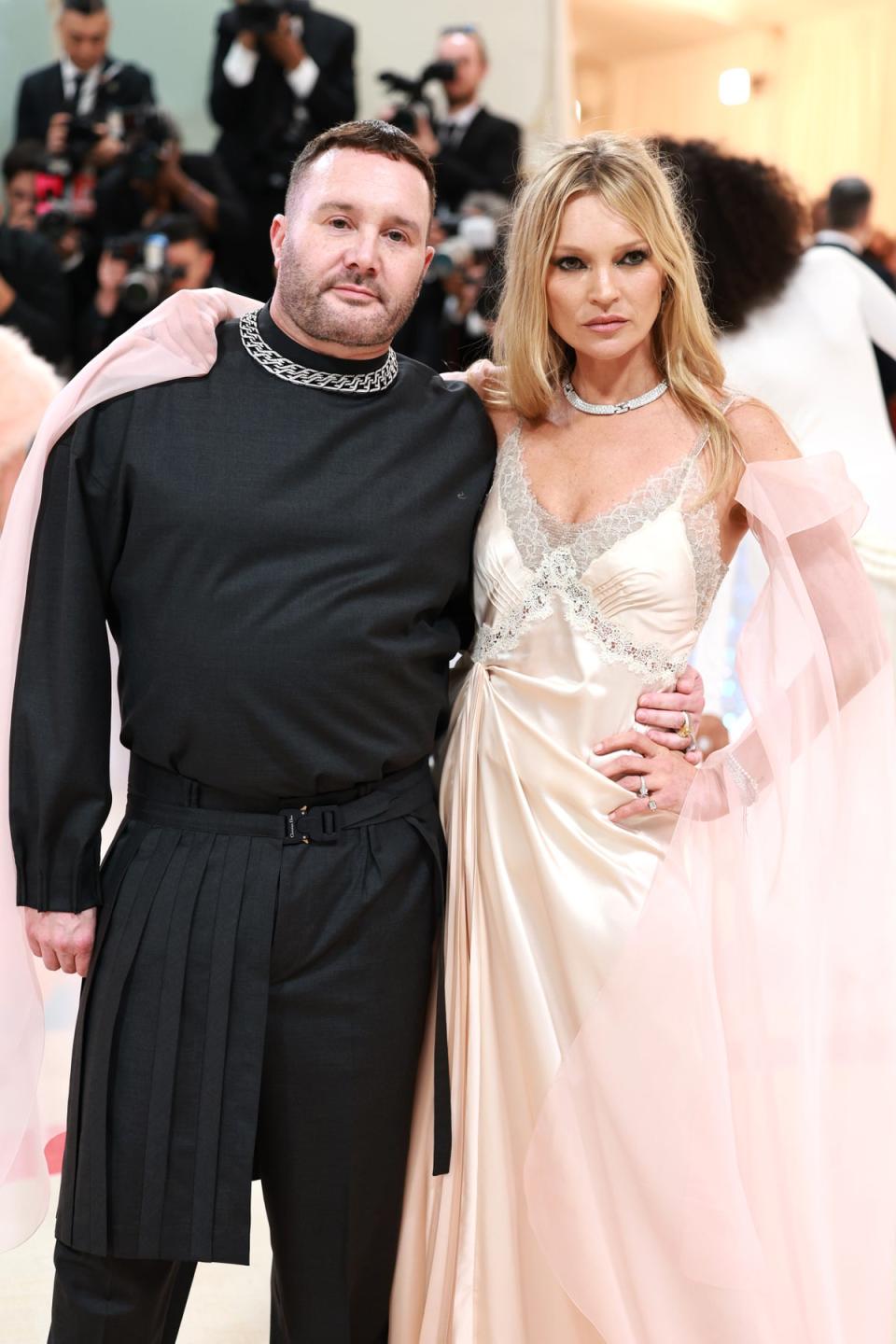 With Kim Jones at The Met Gala, 2023 (Getty Images for Karl Lagerfeld)